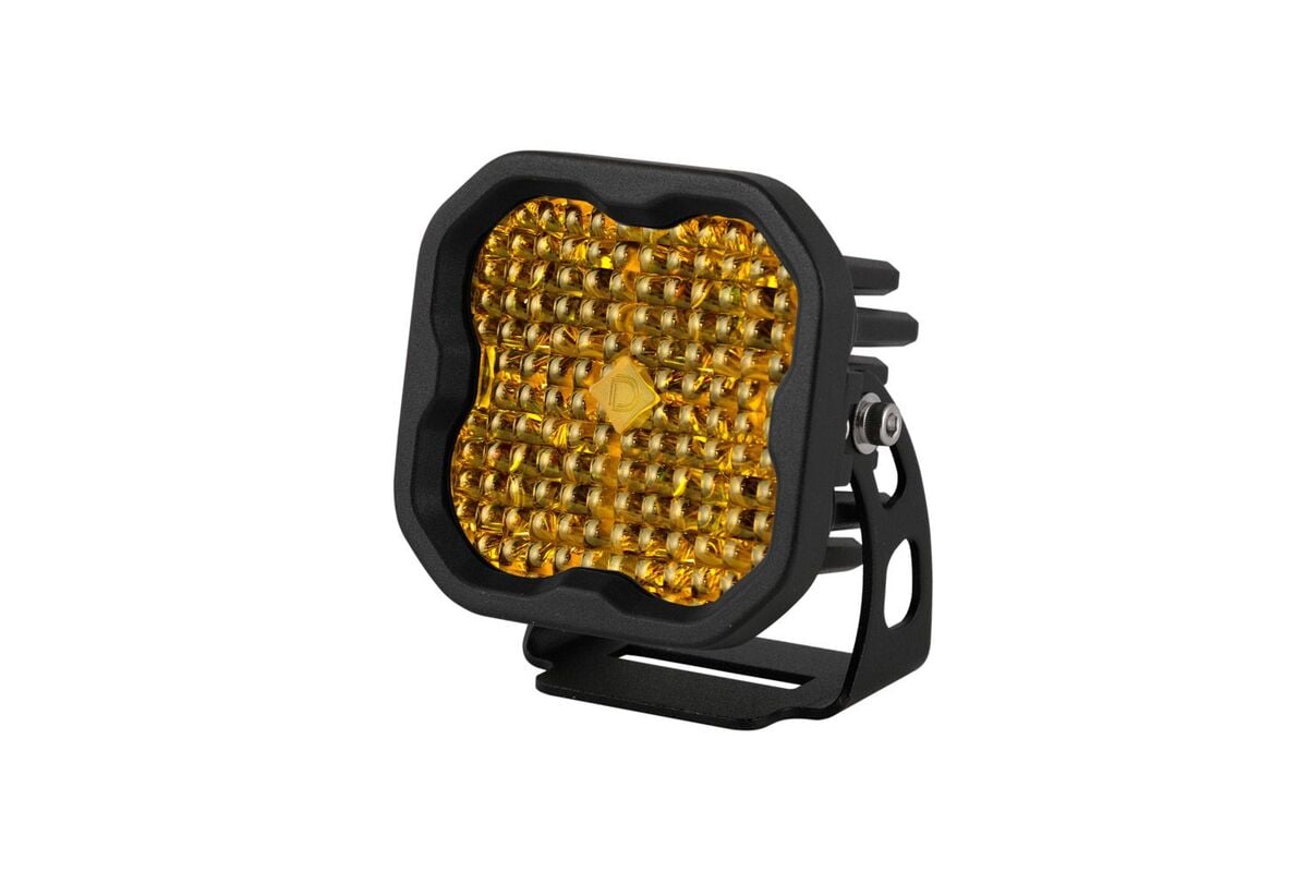 Diode Dynamics Stage Series 3” SAE Yellow Sport LED Pod - Single