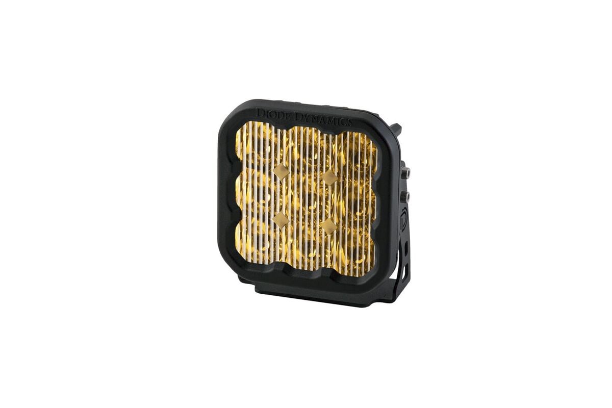 Diode Dynamics Stage Series 5” Yellow Sport LED Pod - Single