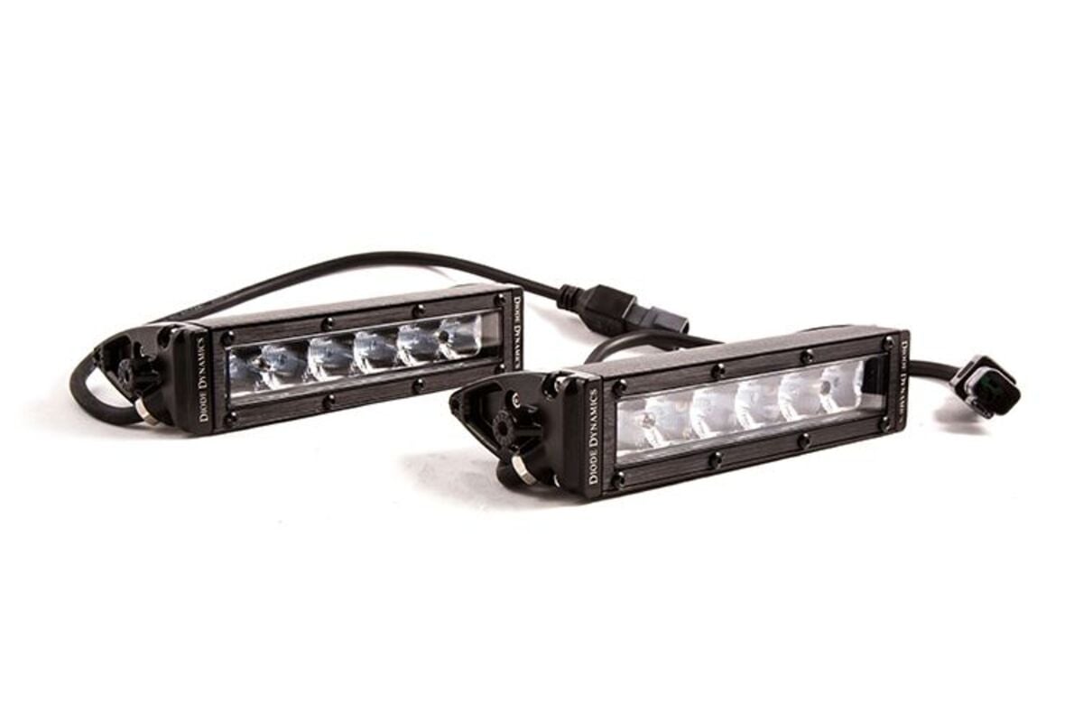 Diode Dynamics Stage Series 6” SAE/Dot White Light Bar - Pair