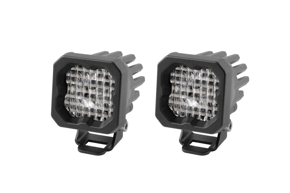 Diode Dynamics Stage Series C1 White Pro Standard LED Pod - Pair