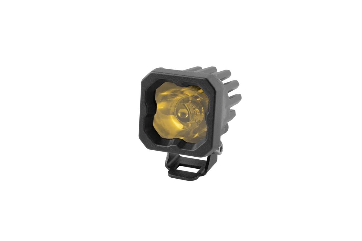 Diode Dynamics Stage Series C1 Yellow Sport Standard LED Pod - Single