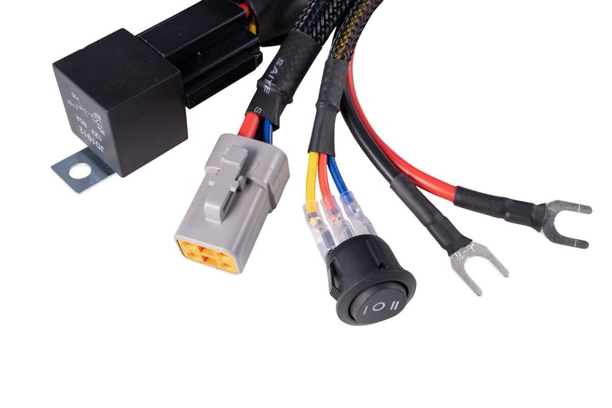 Diode Dynamics Ultra Heavy Duty Single 4-Pin Output Harness Wiring