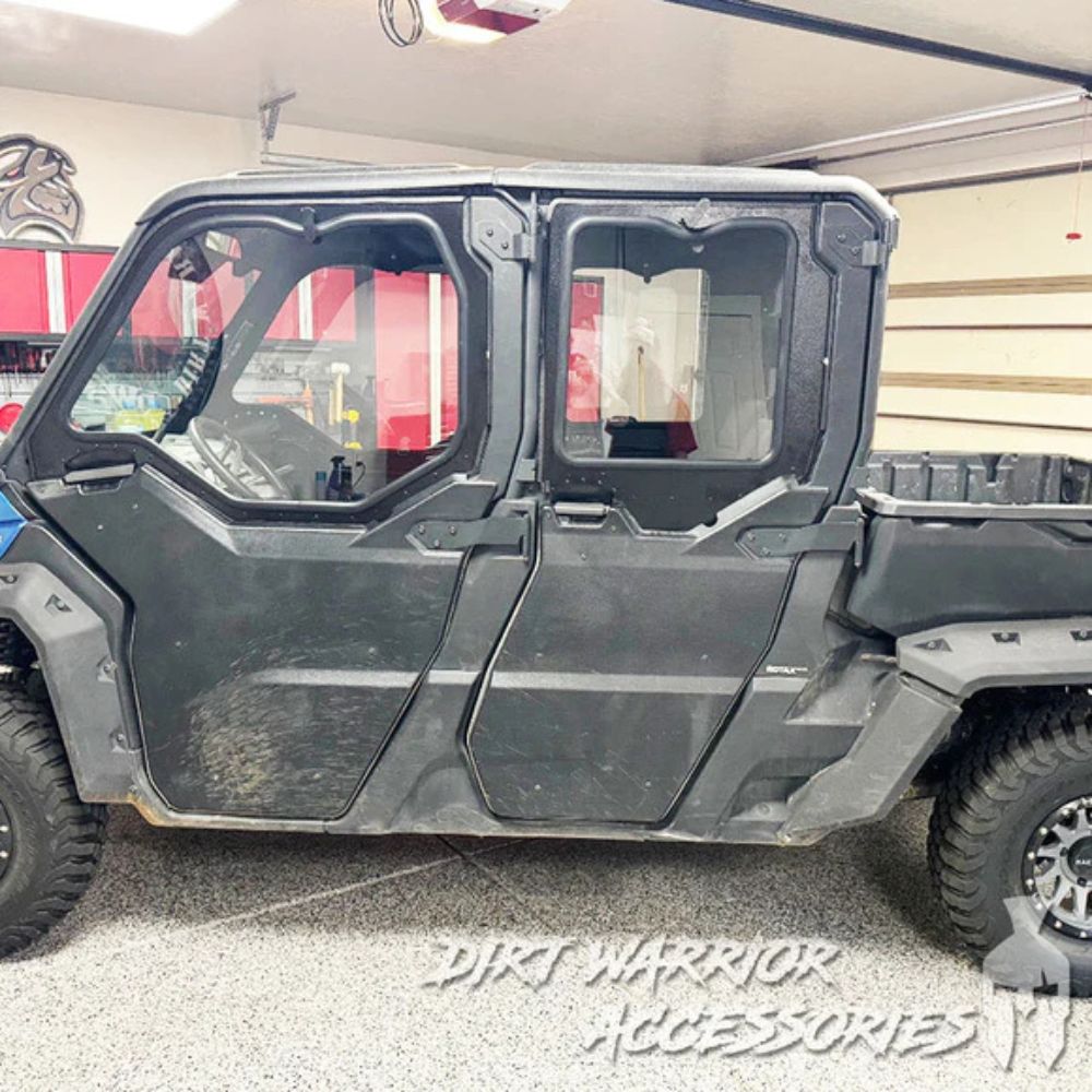 Dirt Warrior '16+ Can-Am Defender 4-Seat Cab Enclosure Upper Side Doors & Panels