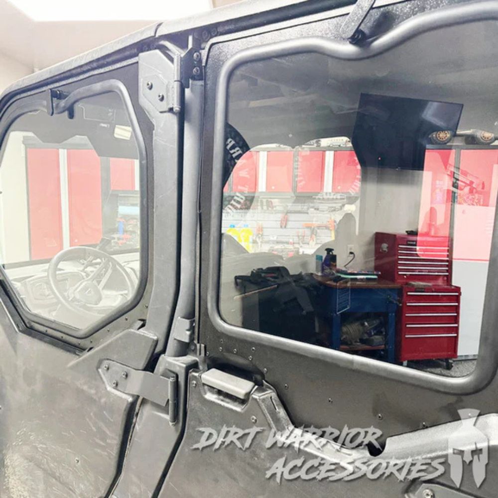 Dirt Warrior '16+ Can-Am Defender 4-Seat Cab Enclosure Upper Side Doors & Panels