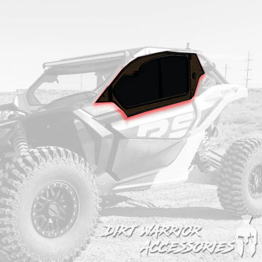 Dirt Warrior '16+ Can-Am Maverick X3 2 Seat Cab Enclosure Upper Side Doors & Panels
