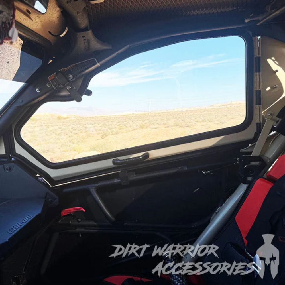 Dirt Warrior '16+ Can-Am Maverick X3 2 Seat Cab Enclosure Upper Side Doors & Panels
