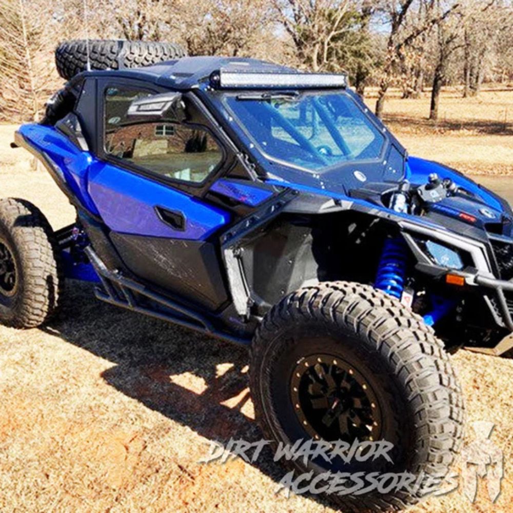 Dirt Warrior '16+ Can-Am Maverick X3 2 Seat Cab Enclosure Upper Side Doors & Panels
