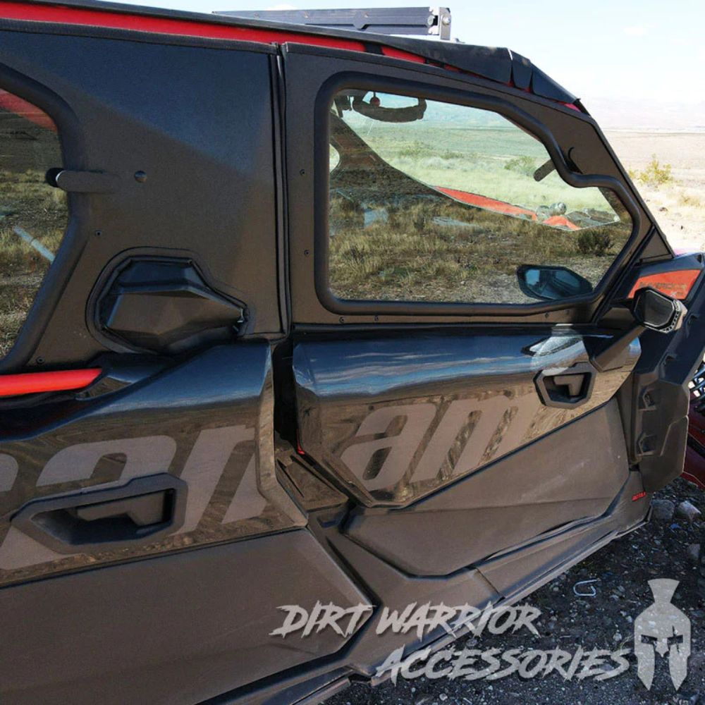 Dirt Warrior '16+ Can-Am Maverick X3 4-Seat Cab Enclosure Upper Side Doors & Panels