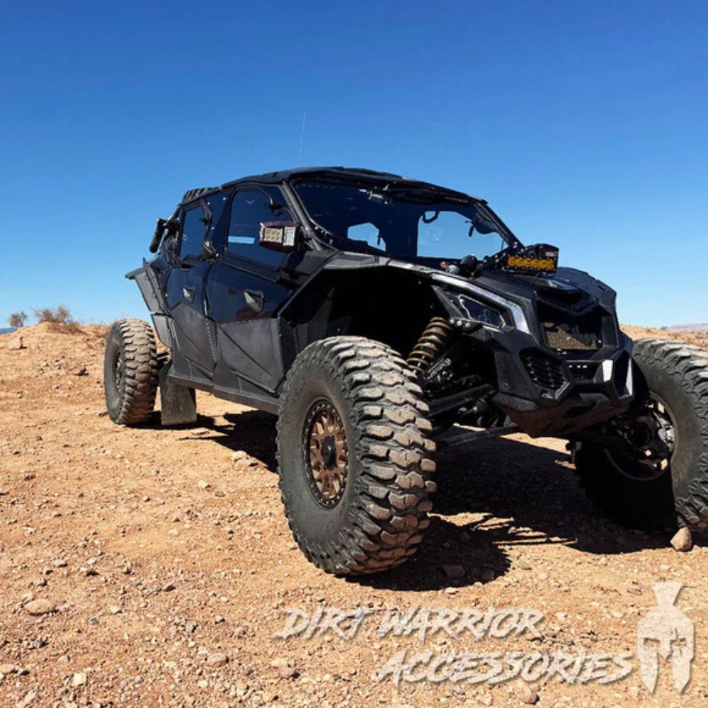 Dirt Warrior '16+ Can-Am Maverick X3 4-Seat Cab Enclosure Upper Side Doors & Panels
