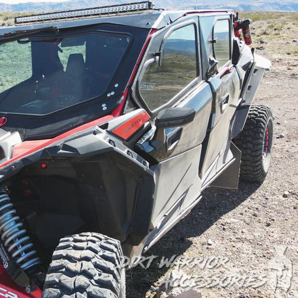 Dirt Warrior '16+ Can-Am Maverick X3 4-Seat Cab Enclosure Upper Side Doors & Panels
