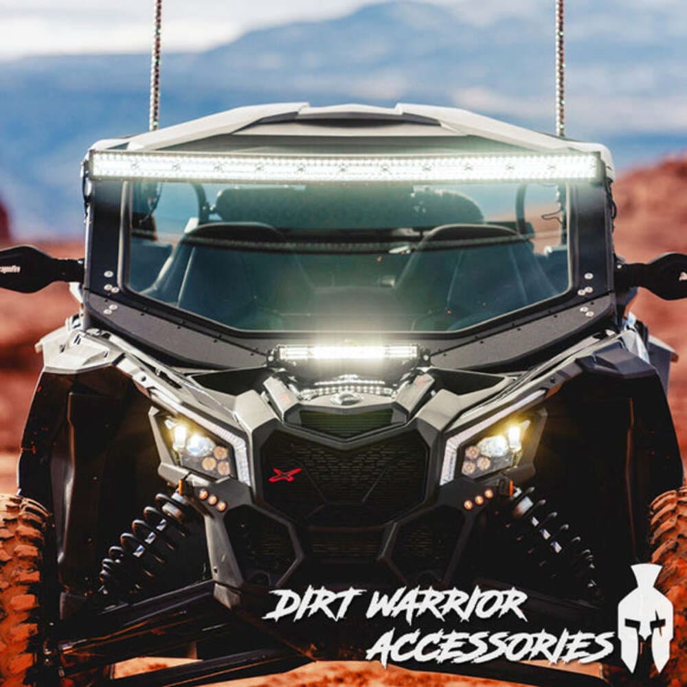 Dirt Warrior '16+ Can-Am Maverick X3 Front Windshield