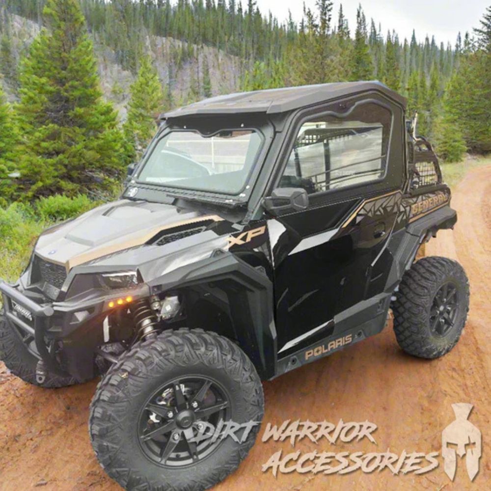 Dirt Warrior '16+ Polaris General 4 Seat Cab Enclosure Upper Side Doors & Panels