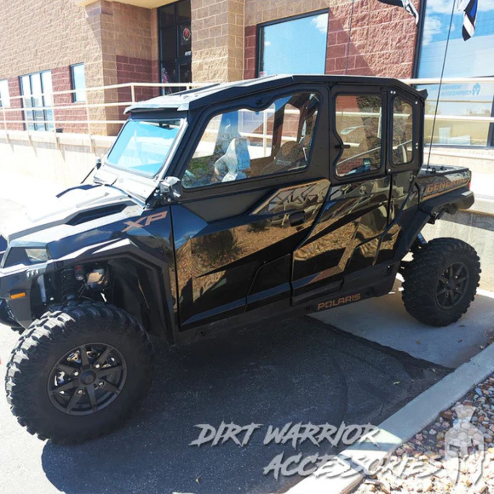Dirt Warrior '16+ Polaris General 4 Seat Cab Enclosure Upper Side Doors & Panels