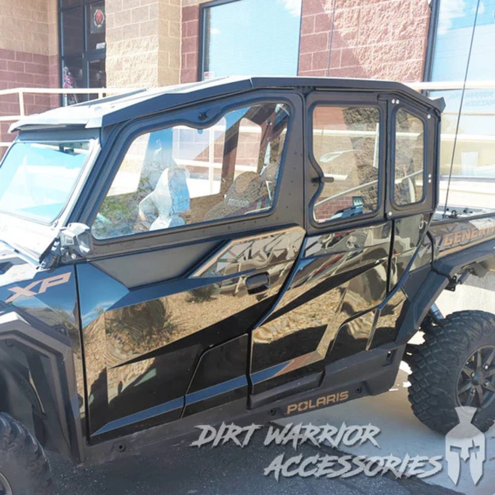 Dirt Warrior '16+ Polaris General 4 Seat Cab Enclosure Upper Side Doors & Panels