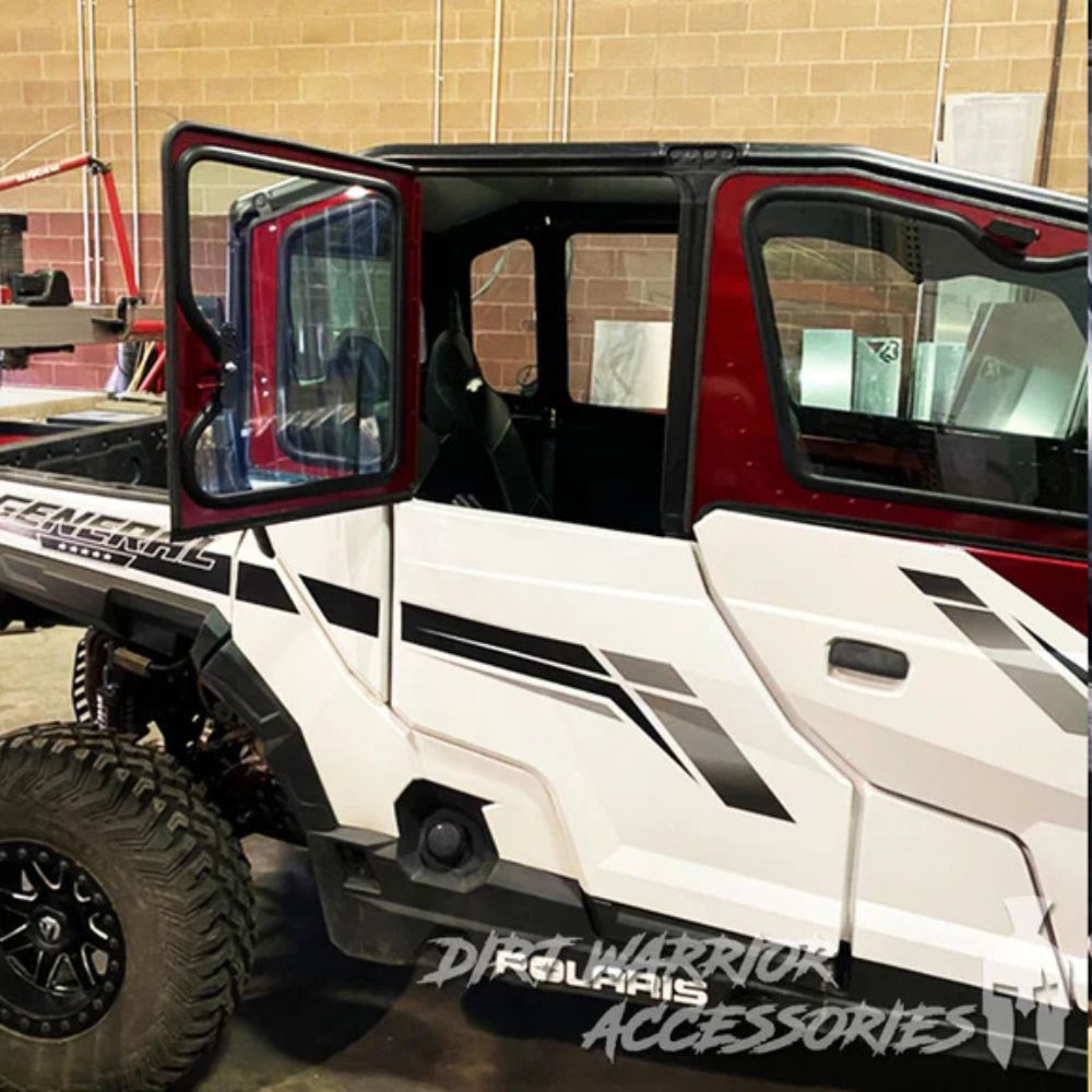 Dirt Warrior '16+ Polaris General 4 Seat Cab Enclosure Upper Side Doors & Panels
