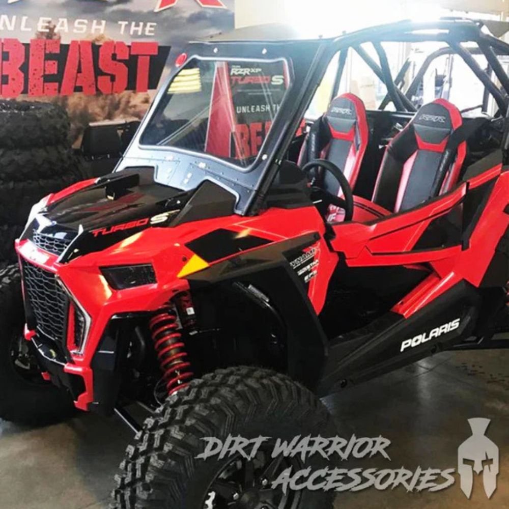Dirt Warrior '18-'21 Polaris RZR Turbo S Front Windshield