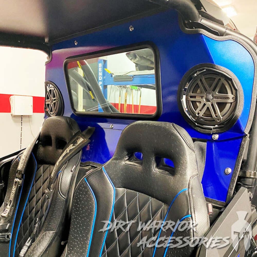 Dirt Warrior '18-'21 Polaris RZR Turbo S Speaker Cut-Outs Rear Windshield