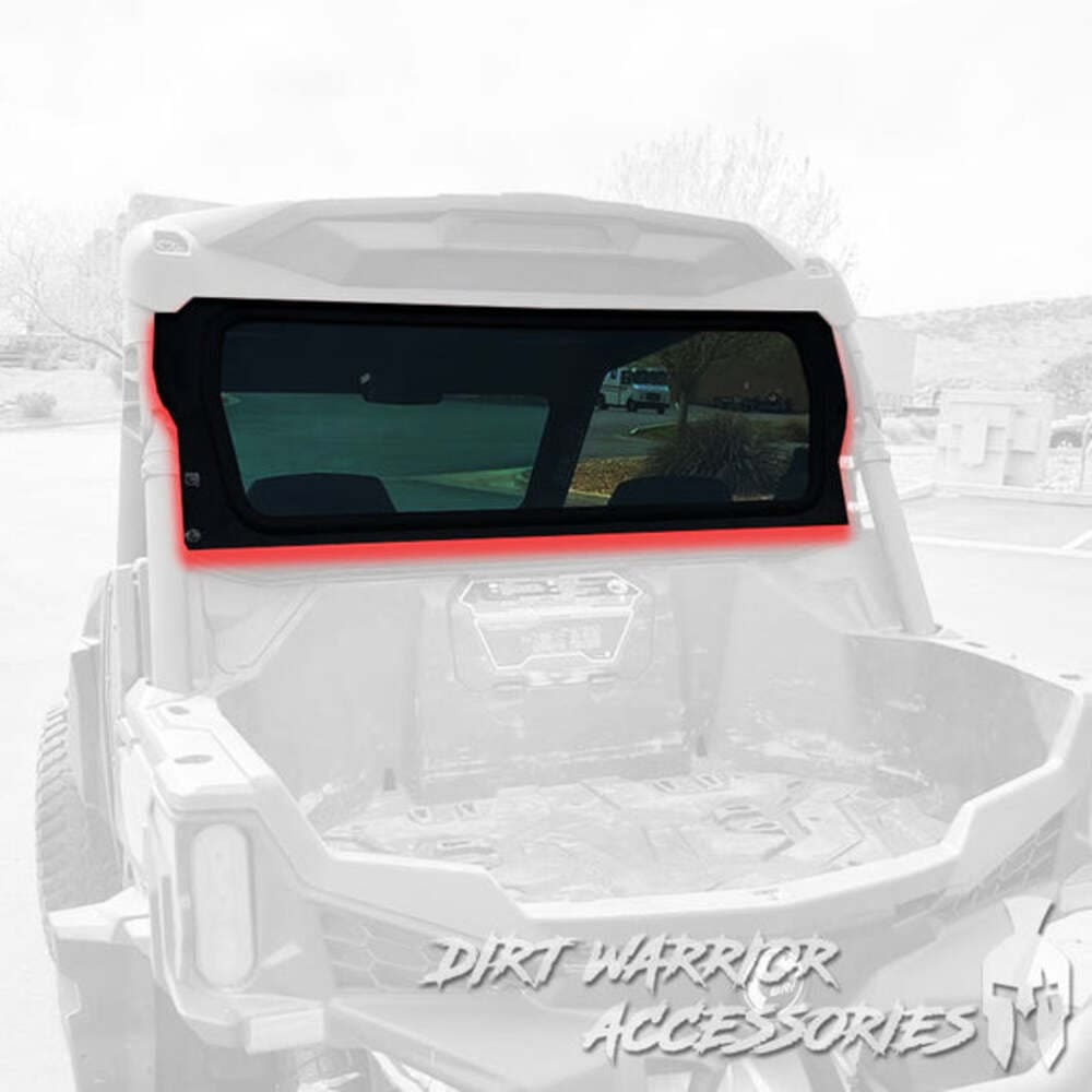 Dirt Warrior '18+ Can-Am Maverick Sport & Trail 2-Seat Rear Windshield