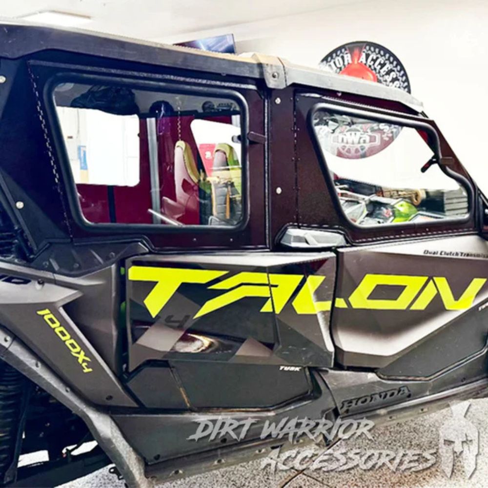 Dirt Warrior '19-'25 Honda Talon 1000 4-Seat Cab Enclosure Upper Side Doors & Panels