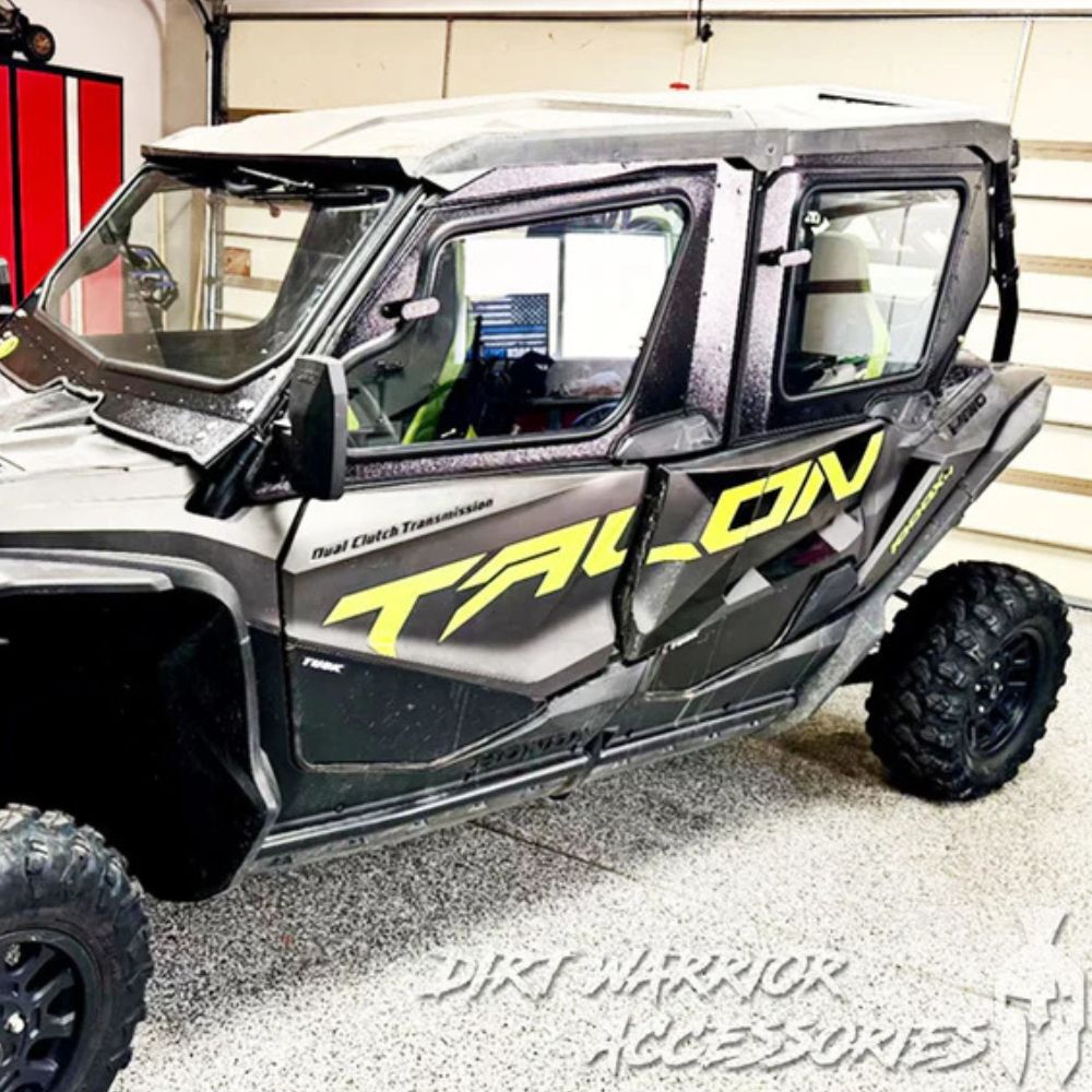 Dirt Warrior '19-'25 Honda Talon 1000 4-Seat Cab Enclosure Upper Side Doors & Panels