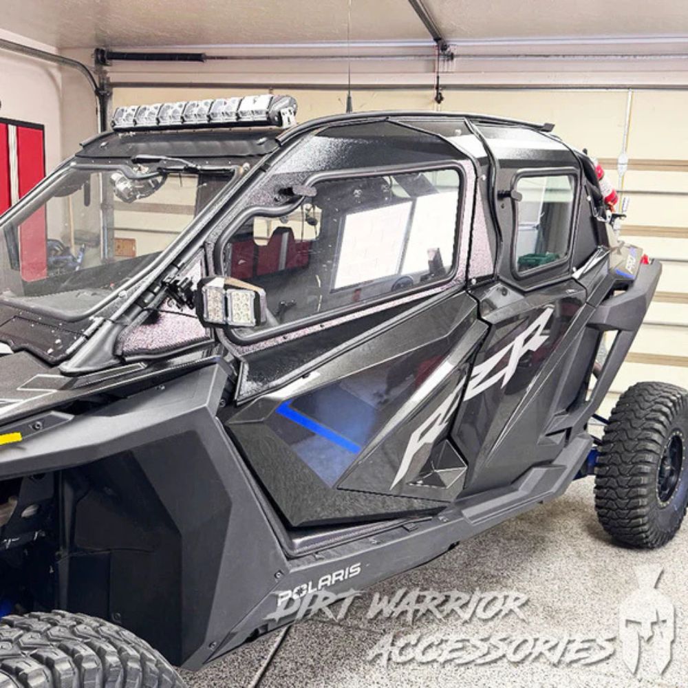 Dirt Warrior '20-'24 Polaris RZR Pro XP 4-Seat Cab Enclosure Upper Side Doors & Panels