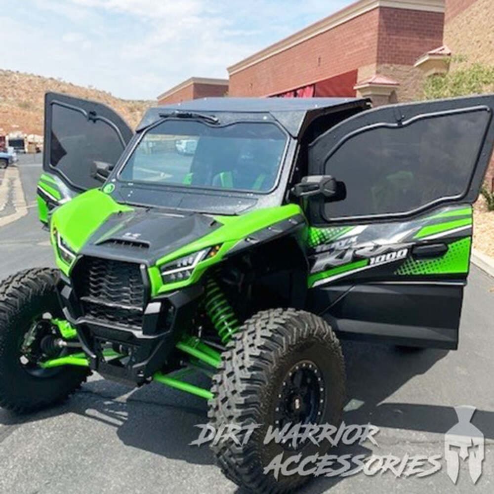 Dirt Warrior '20+ Kawasaki Teryx KRX 1000 2-Seat Cab Enclosure Upper Side Doors & Panels