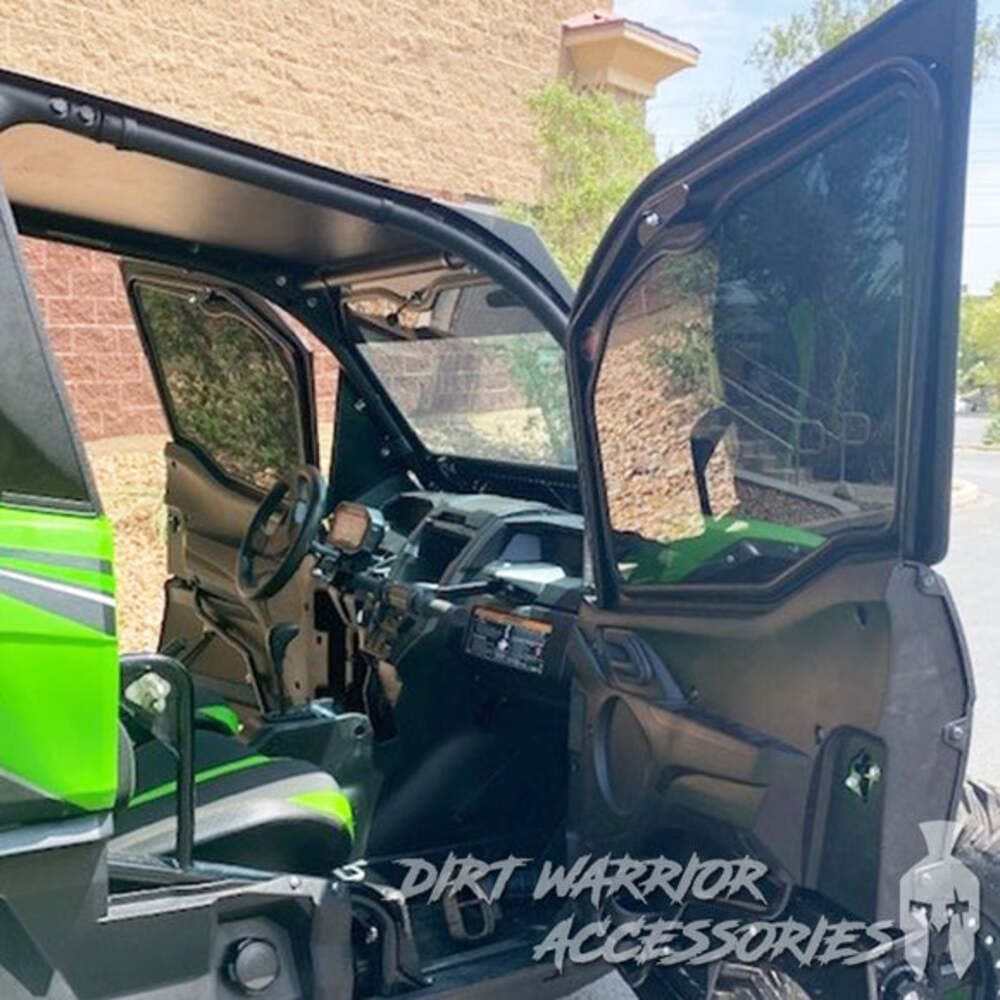 Dirt Warrior '20+ Kawasaki Teryx KRX 1000 2-Seat Cab Enclosure Upper Side Doors & Panels