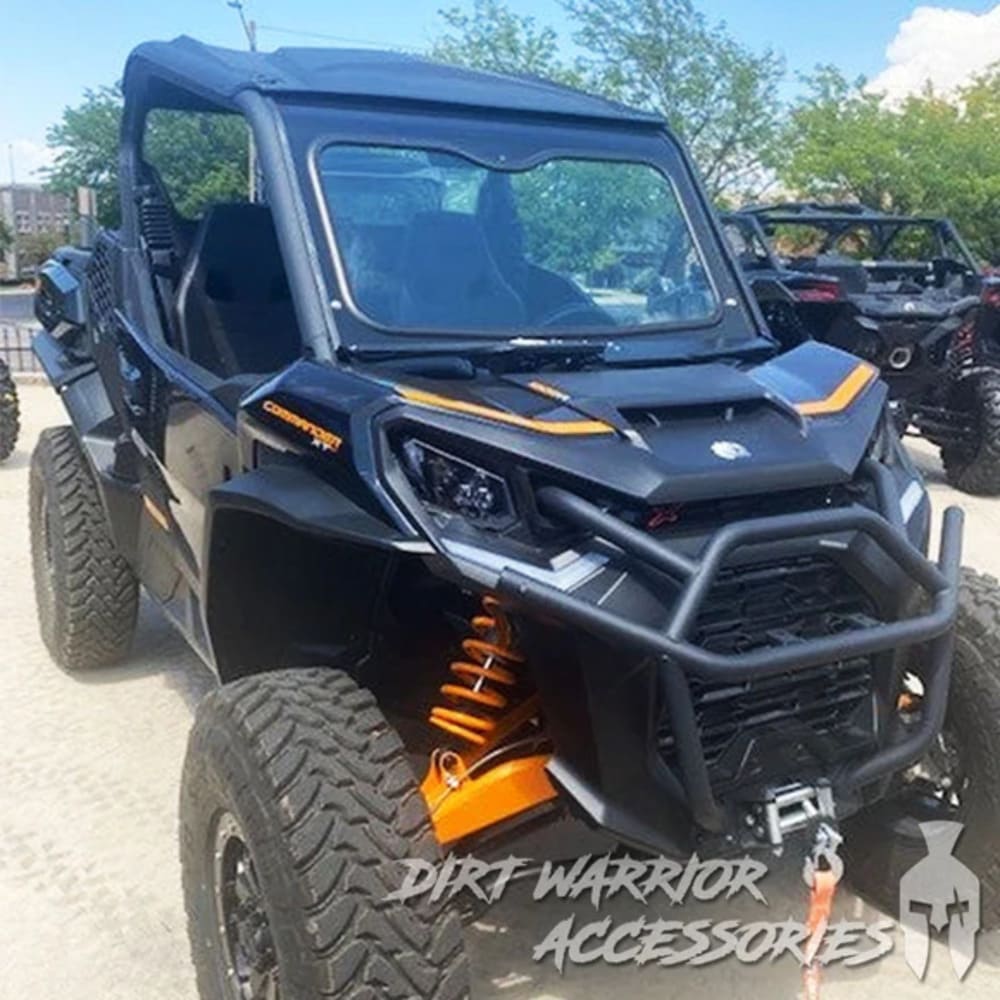 Dirt Warrior '21+ Can-Am Commander Front Windshield