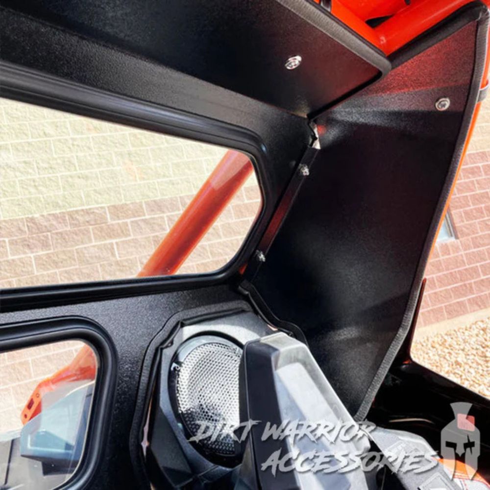 Dirt Warrior '22-'24 Polaris RZR Pro R Rear Windshield w/ Rockford Fosgate System