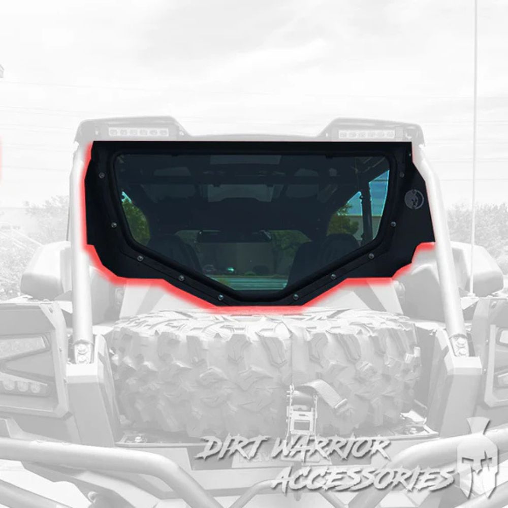 Dirt Warrior '22+ Kawasaki Teryx KRX 1000 4 Seat Rear Windshield