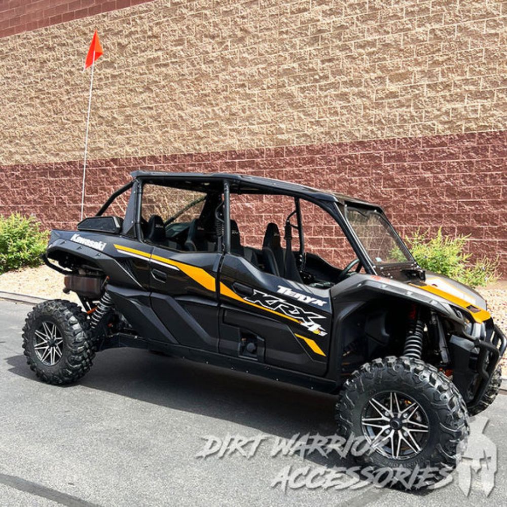 Dirt Warrior '22+ Kawasaki Teryx KRX 1000 4 Seat Rear Windshield