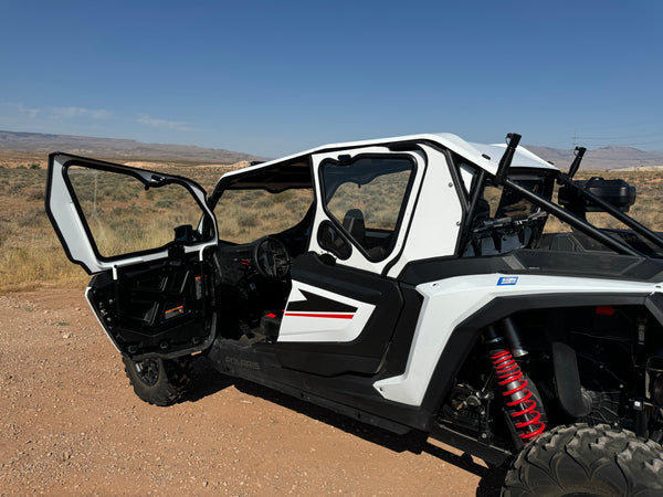 Dirt Warrior '24+ Polaris RZR XP 1000/Turbo 4-Seat Upper Side Doors & Panels Cab Enclosure