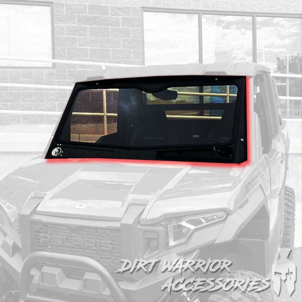 Dirt Warrior '24+ Polaris Xpedition XP 2 & 4-Seat Front Windshield