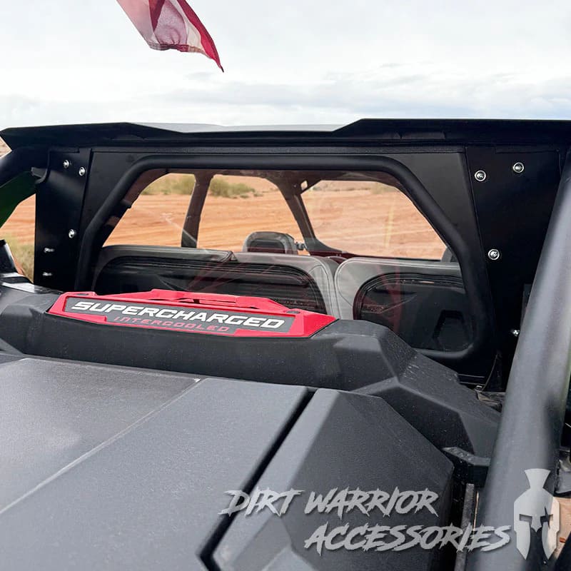 Dirt Warrior '25+ Kawasaki Teryx H2 Rear Windshield