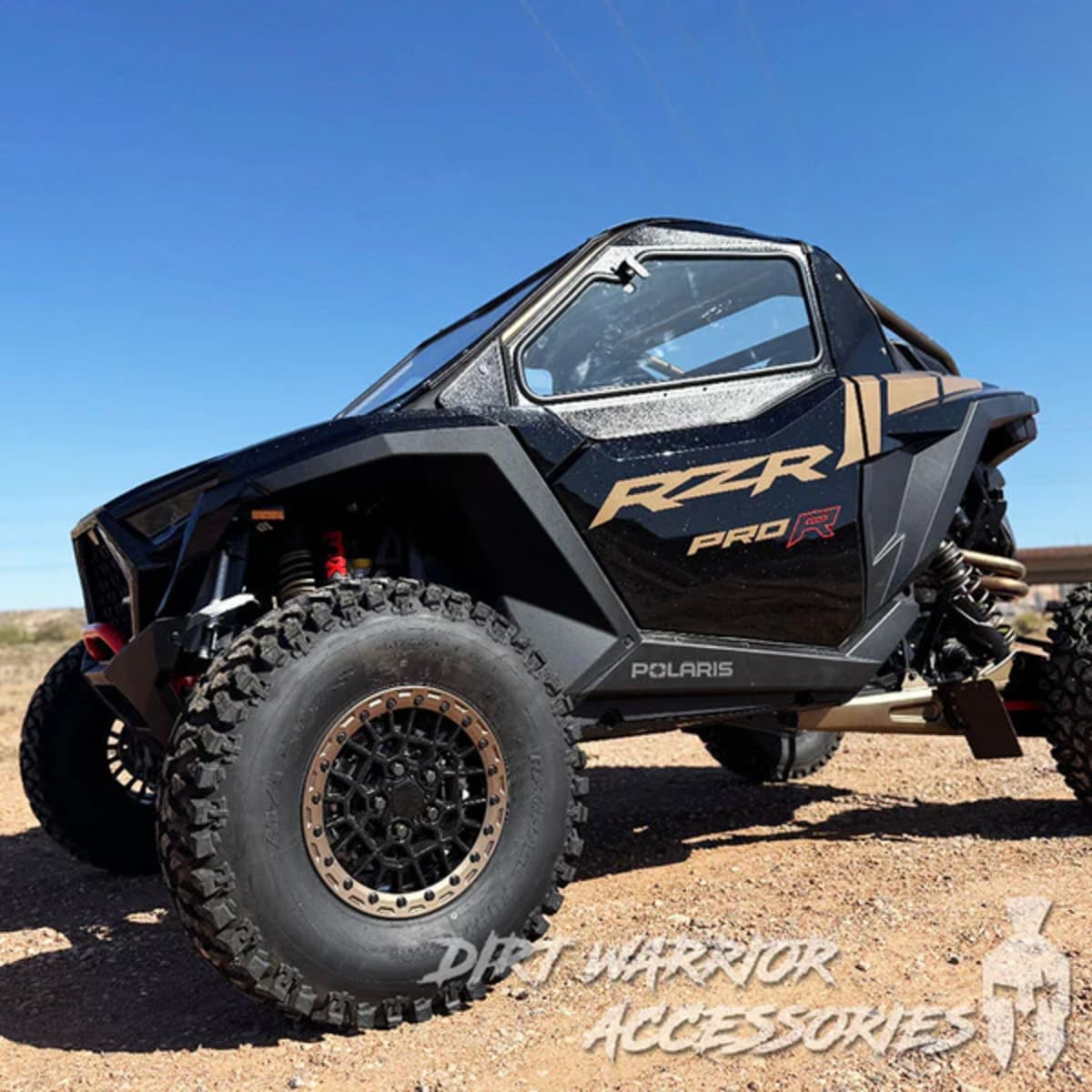 Dirt Warrior '25+ Polaris RZR Pro R 2-Seat The Vault Upper Side Doors & Panels Cab Enclosure