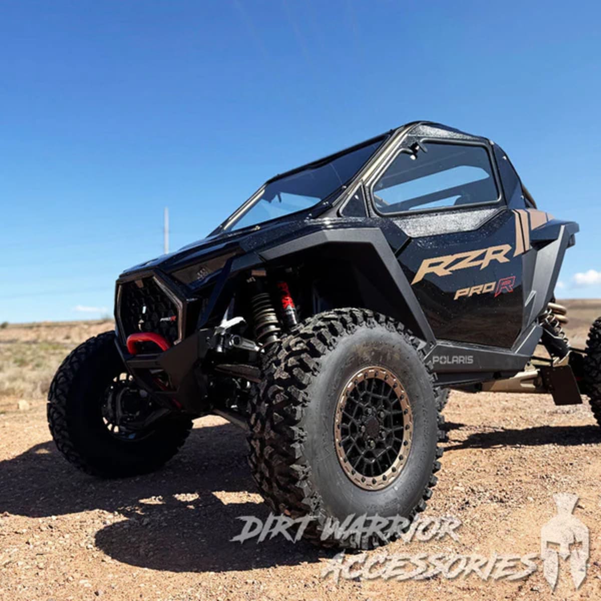 Dirt Warrior '25+ Polaris RZR Pro R 2-Seat The Vault Upper Side Doors & Panels Cab Enclosure