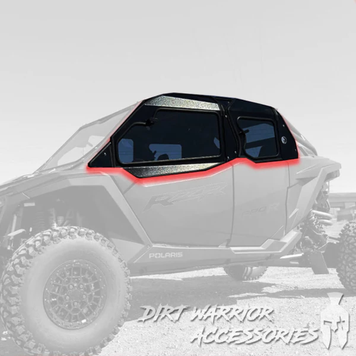 Dirt Warrior '25+ Polaris RZR Pro R 4-Seat The Vault Upper Side Doors & Panels Cab Enclosure