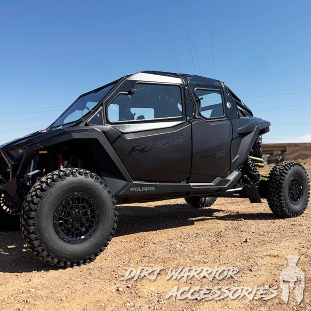 Dirt Warrior '25+ Polaris RZR Pro R 4-Seat The Vault Upper Side Doors & Panels Cab Enclosure