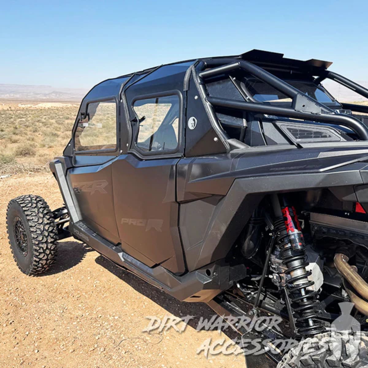 Dirt Warrior '25+ Polaris RZR Pro R 4-Seat The Vault Upper Side Doors & Panels Cab Enclosure