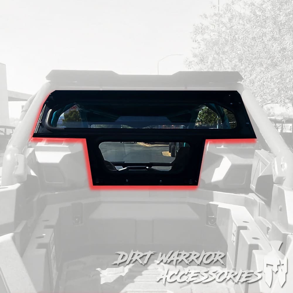 Dirt Warrior '25+ Polaris RZR Pro R Rear Windshield w/ Rockford Fosgate System