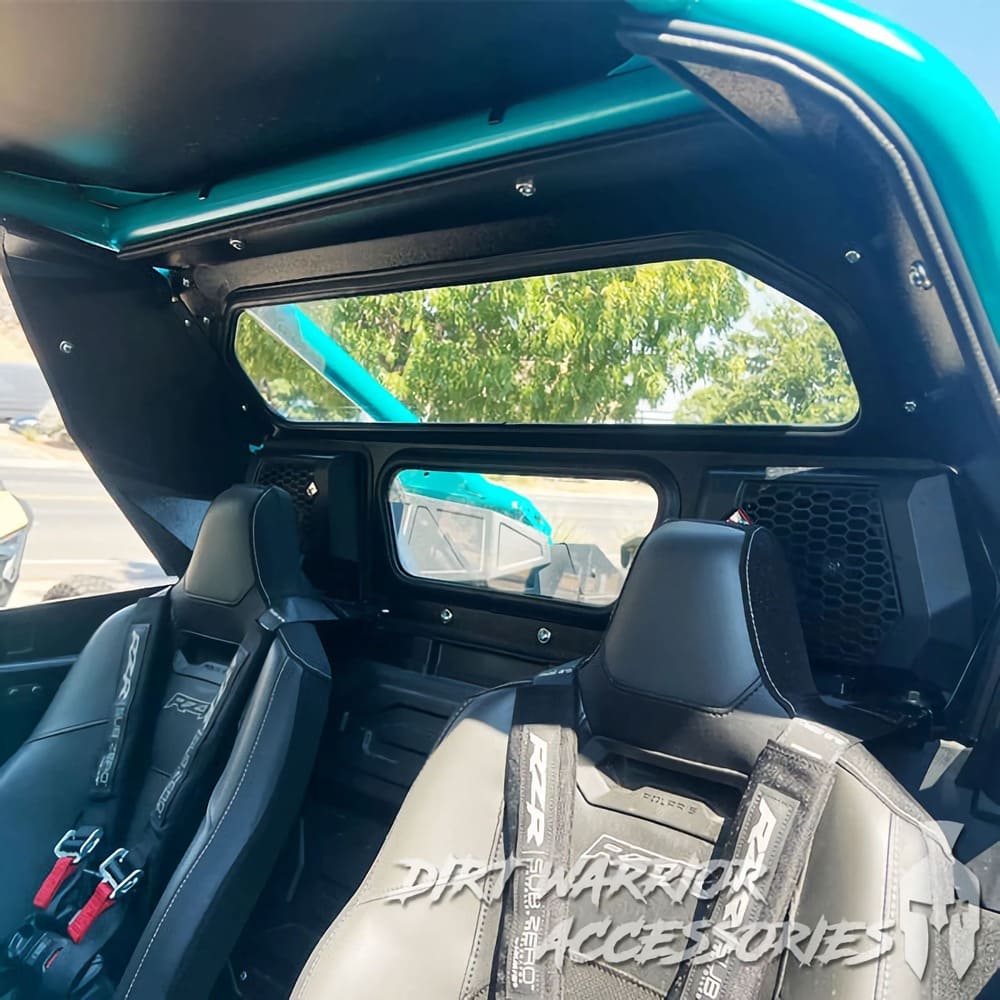 Dirt Warrior '25+ Polaris RZR Pro R Rear Windshield w/ Rockford Fosgate System