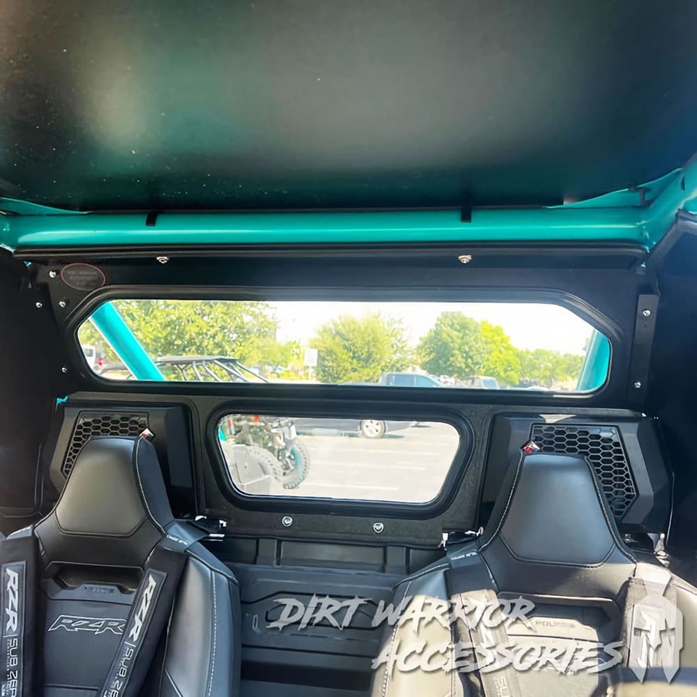 Dirt Warrior '25+ Polaris RZR Pro R Rear Windshield w/ Rockford Fosgate System