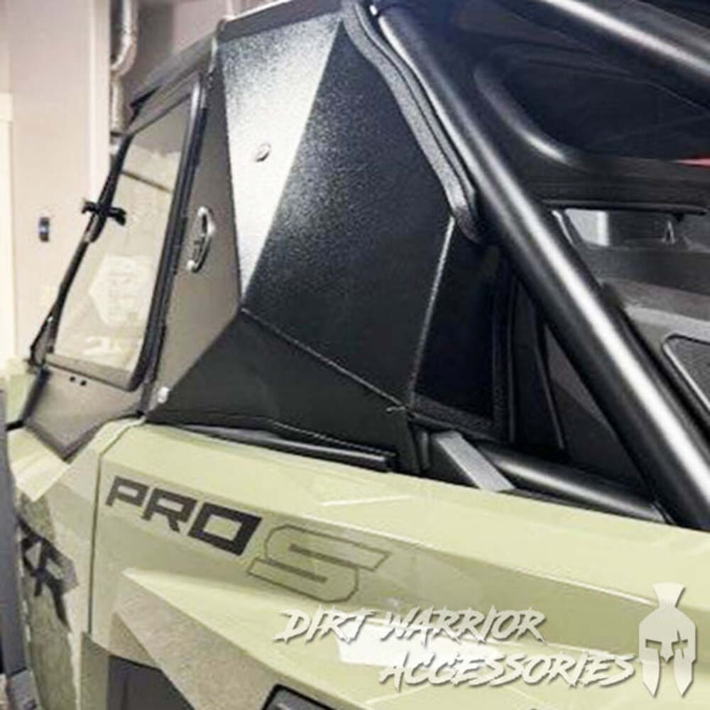 Dirt Warrior '25+ Polaris RZR Pro S 2-Seat Cab Enclosure Upper Side Doors & Panels