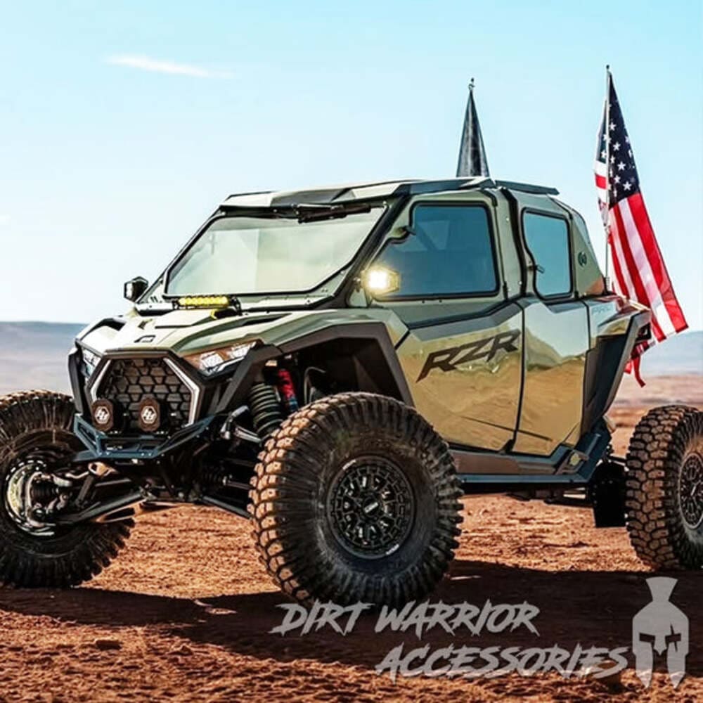 Dirt Warrior '25+ Polaris RZR Pro XP 4-Seat Cab Enclosure Upper Side Doors & Panels