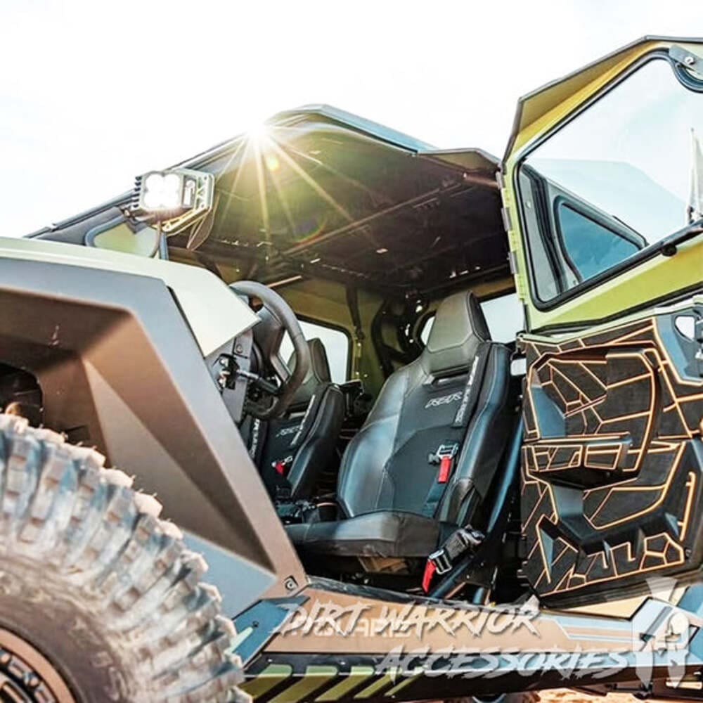 Dirt Warrior '25+ Polaris RZR Pro XP 4-Seat Cab Enclosure Upper Side Doors & Panels