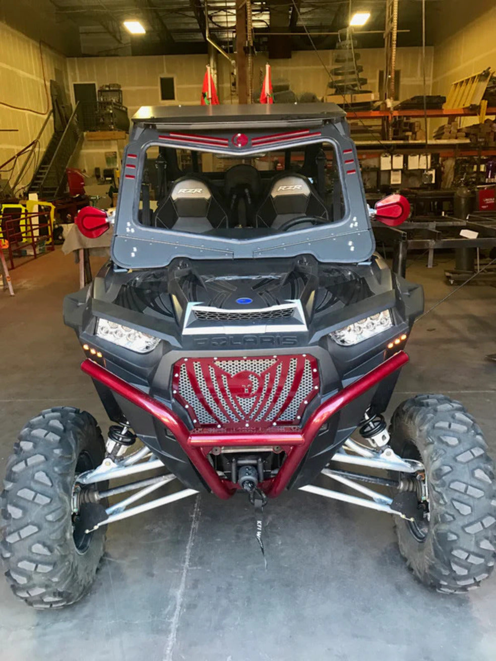 Dirt Warrior Accessories '14-'18 Polaris RZR XP 1000 Front Windshield