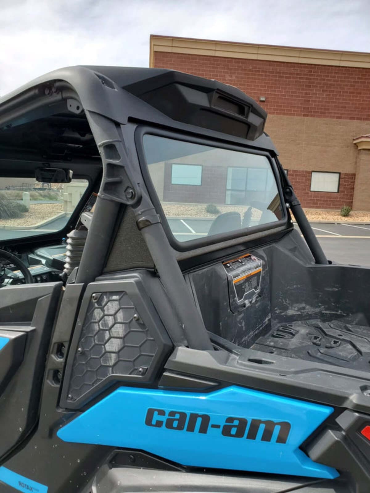 Dirt Warrior Accessories '18+ Can-Am Maverick Sport/Trail 2-Seat Rear Windshield