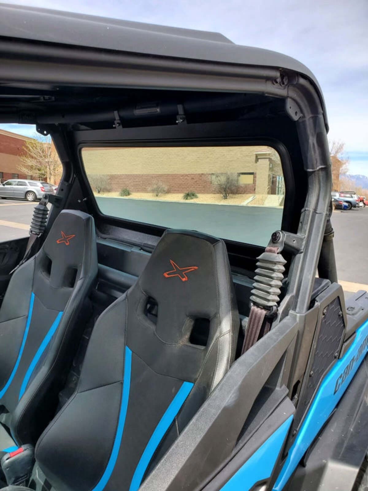 Dirt Warrior Accessories '18+ Can-Am Maverick Sport/Trail 2-Seat Rear Windshield