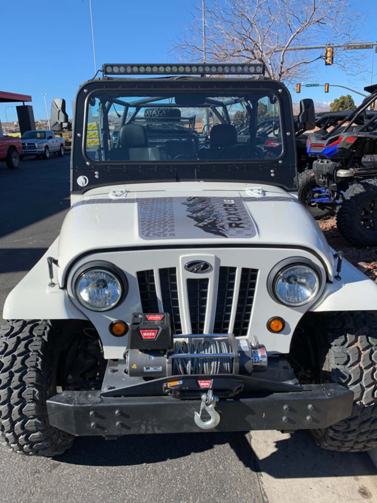 Dirt Warrior Accessories '18+ Mahindra Roxor Front Windshield