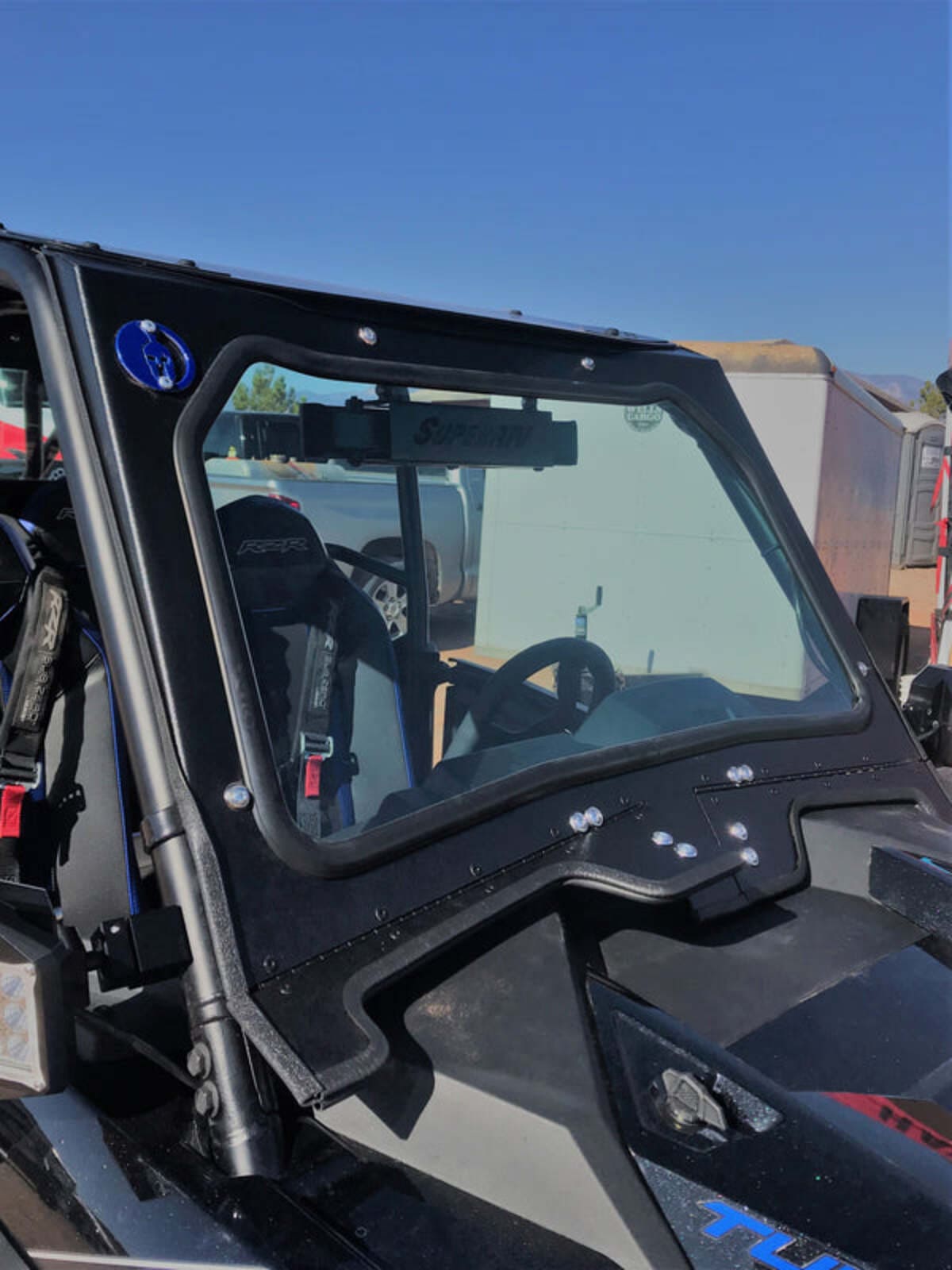 Dirt Warrior Accessories '18+ Polaris RZR XP Turbo S Front Windshield